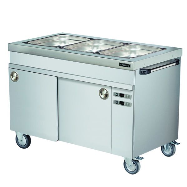 FOOD  DISTRIBUTION  UNITS/BAINMARIE WITH HOT CUPBOARD-BTEB711HM