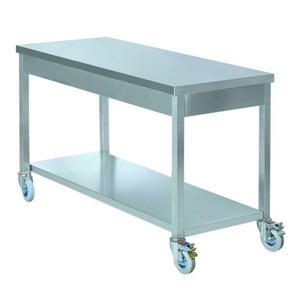 PASLANMAZ ÇELİK ÜRÜNLER/MOBILE WORK TABLE (600 mm)-MT612