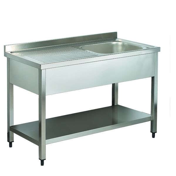 PRODUITS EN ACIER INOXYDABLE/ÉVIER AVEC 1 CUVE (600 mm)-SN610DR